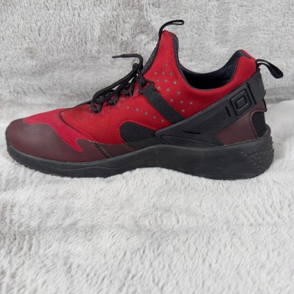 Nike Air AUTHENTICATED Huarache Mens Size 10.5 Gym Red Black Sneaker 806807-600 - Picture 7 of 10